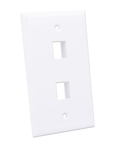 Placca Porta Frutti 2 Posti Mod.503 Bianco