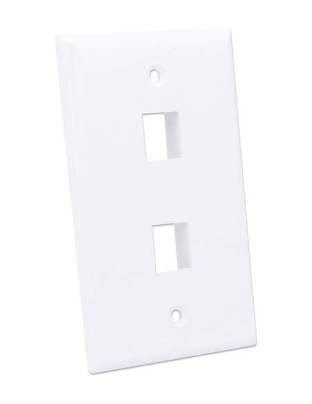 Placca Porta Frutti 2 Posti Mod.503 Bianco