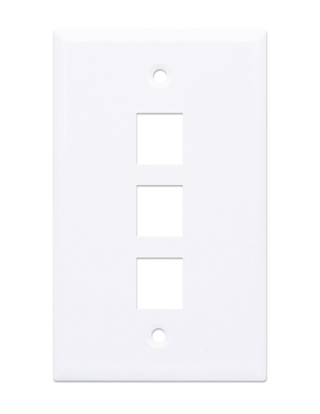 Placca Porta Frutti 3 Posti Mod.503 Bianco