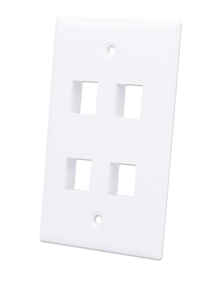 Placca Porta Frutti 4 Posti Mod.503 Bianco