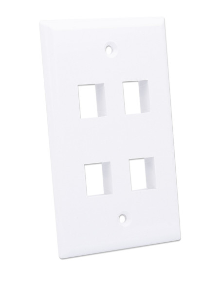 Placca Porta Frutti 4 Posti Mod.503 Bianco