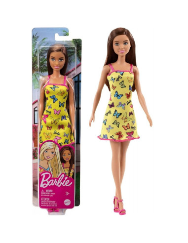 Barbie Trendy Farfalle Abito Giallo...