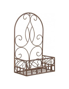 Porta vaso Yes Everyday 0720443 MELANIE Da Parete Marrone