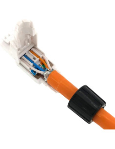 Plug Cat.6A RJ45 UTP Toolless con Copriconnettore 2