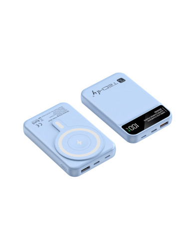Power Bank Wireless Magnetico 3 in 1 con LED 10.000 mAh 22