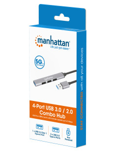 Hub USB 4 porte Combo USB3.2 / 2.0 2