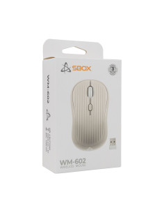Mouse Wireless 1600dpi WM-602BG Beige 2