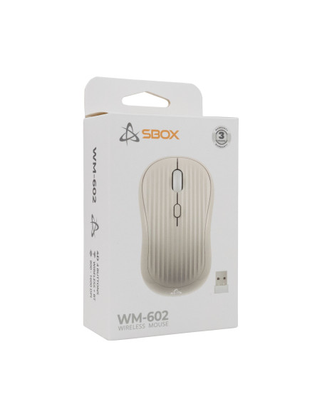 Mouse Wireless 1600dpi WM-602BG Beige