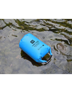 Sacca Impermeabile 20L Dry Bag con Tracolla Regolabile Azzurro 2