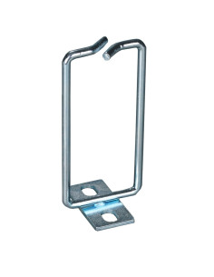 Anello Passacavi Frontale 40x80 mm in Acciaio Zincato per Armadi Rack