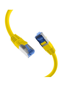 Cavo di Rete Patch in Rame Cat.6A S/FTP TPE Cat.7 Ultraflex Giallo 1m 2