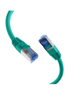 Cavo di Rete Patch in Rame Cat.6A S/FTP TPE Cat.7 Ultraflex Verde 1m 2