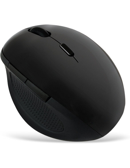 Mouse Ottico Ergonomico Wireless 1600dpi Nero