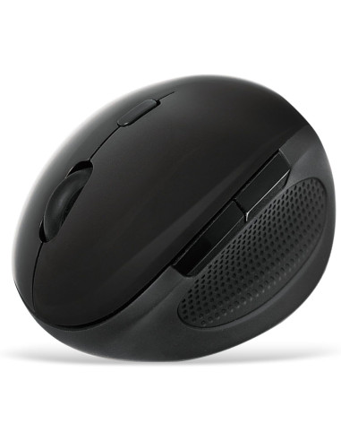 Mouse Ottico Ergonomico Wireless 1600dpi Nero
