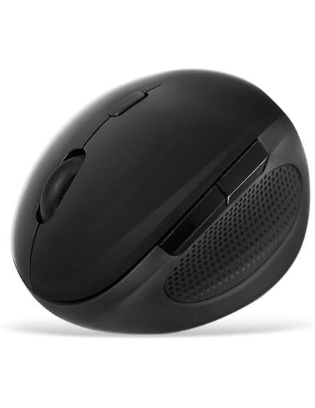 Mouse Ottico Ergonomico Wireless 1600dpi Nero