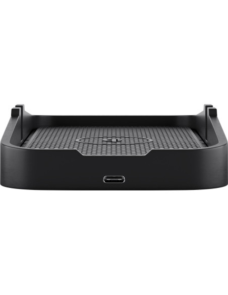 Caricatore Smartphone Qi Wireless da Auto 15W Silicone Nero