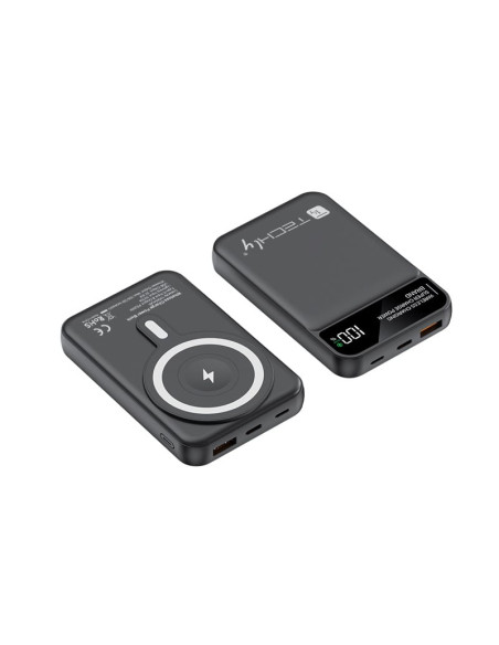Power Bank Wireless Magnetico 3 in 1 con LED 10.000 mAh 22