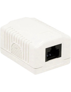 Presa a Muro con 1 Frutto RJ45 Cat.6A UTP Beige 2