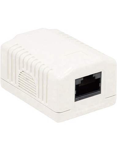 Presa a Muro con 1 Frutto RJ45 Cat.6A FTP Beige