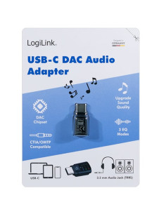 Adattatore Convertitore Audio DAC con Equalizzatore da USB-C&trade a 3 2