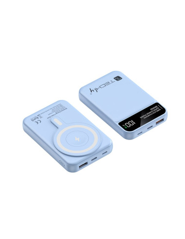 Power Bank Wireless Magnetico 3 in 1 con LED 10.000 mAh 22