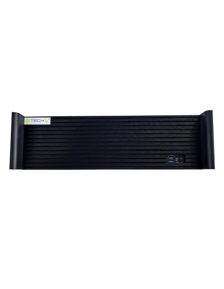 Chassis Industriale da Rack 19'' 3U Ultra Compatto Nero