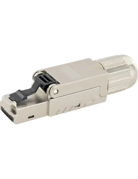 Plug RJ45 Cat.8 Schermato STP Tooless