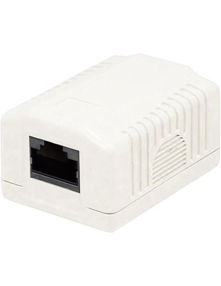 Presa a Muro con 1 Frutto RJ45 Cat.6A FTP Beige