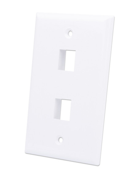 Placca Porta Frutti 2 Posti Mod.503 Bianco