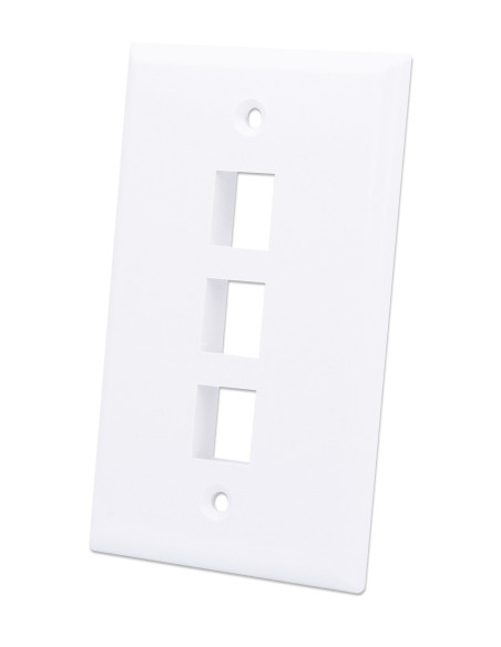 Placca Porta Frutti 3 Posti Mod.503 Bianco