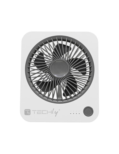 Ventilatore da Scrivania Ultra Sottile Pieghevole e Portatile a 4 Velocit&agrave