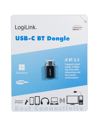 Adattatore Bluetooth 5.3 fino a 20m USB-C&trade 3 Mbit/s USB 3.2