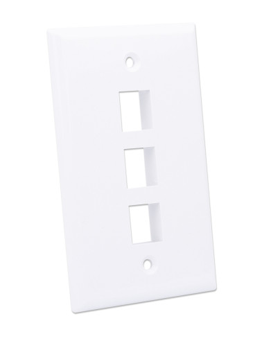 Placca Porta Frutti 3 Posti Mod.503 Bianco