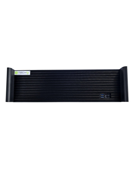Chassis Industriale da Rack 19'' 3U Ultra Compatto Nero