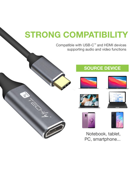 Video Grabber HDMI 4K@30Hz a USB-C&trade 3.2