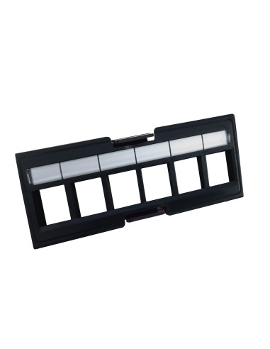 Pannello Frontale Adattatore 6 Posti RJ45 Keystone UTP per Pannello Patch