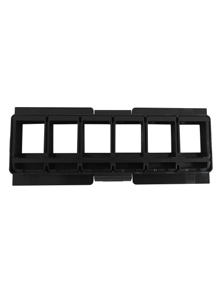Pannello Frontale Adattatore 6 Posti RJ45 Keystone UTP per Pannello Patch