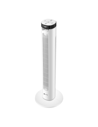 Ventilatore a Torre da Pavimento 36'' 3 Velocit&agrave con Telecomando Oscillazione 75&deg e Timer