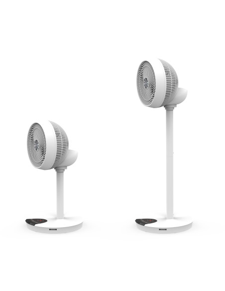 Ventilatore 9'' 2 in 1 con Piantana a 2 Altezze 12 Velocit&agrave con Telecomando Oscillazione a 720&deg e Timer