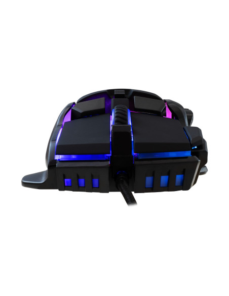 Mouse Ottico Gaming LED RGB con Cavo USB 7200 dpi Nero