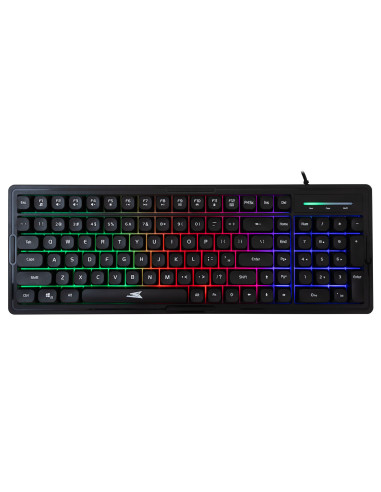 Kit Tastiera 101 Tasti e Mouse USB 7200 dpi Nero