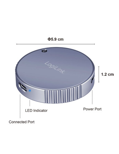 Box Esterno Magnetico USB 3.2 Gen2 SSD 100W PD Compatibile MagSafe