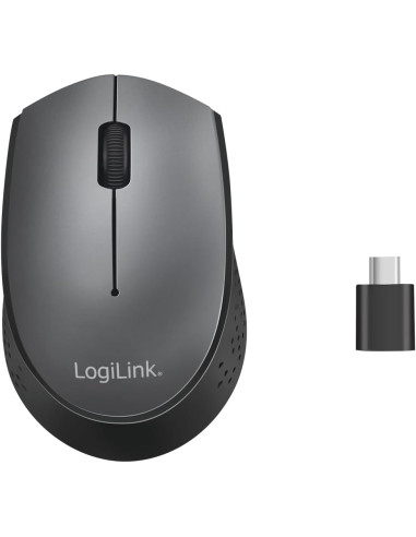Mouse Ottico Wireless Ricevitore USB-C&trade 1200 Dpi Nero