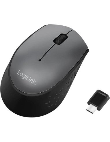 Mouse Ottico Wireless Ricevitore USB-C&trade 1200 Dpi Nero
