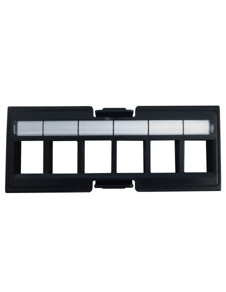 Pannello Frontale Adattatore 6 Posti RJ45 Keystone UTP per Pannello Patch