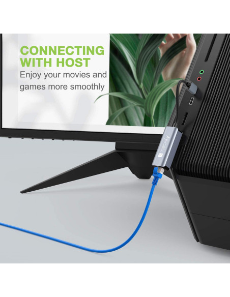 Adattatore Convertitore USB-C&trade 3.2 a RJ45 2