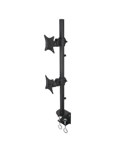 Supporto da Scrivania per 2 Monitor 13-27'' con Morsetto