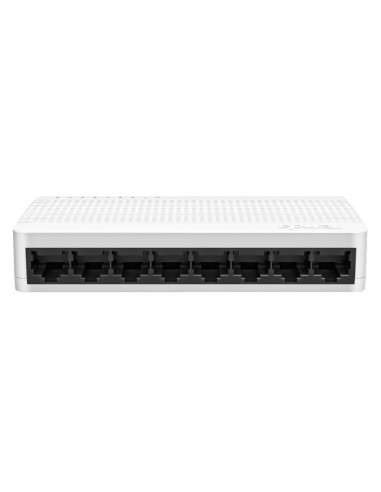Switch Ethernet Desktop Compatto 8 Porte 10/100 Mbps Bianco