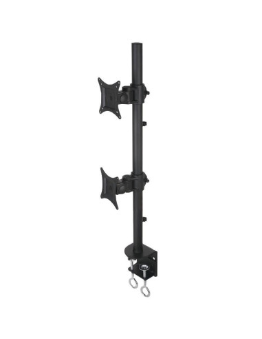Supporto da Scrivania per 2 Monitor 13-27'' con Morsetto