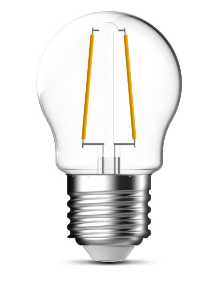 Lampadina LED E27 Bianco Caldo 2W Filamento Classe A++